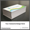 KYN-BC-001 Custom printed velvet full color business cards personalized with your custom imprint or logo