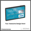 KYN-BC-001 Custom printed full color mint business cards, personalized with your custom imprint or logo.