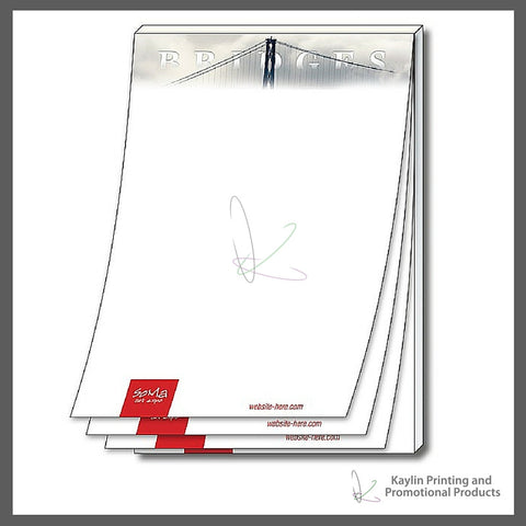 KPP-SN-001 Adhesive notepads - Sticky Notes personalized with your custom imprint or logo. 4-x6- 4x6