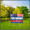 KYN-001 Printed Yard Signs - Political Signs - Real Estate Signs personalized with your custom imprint or logo.