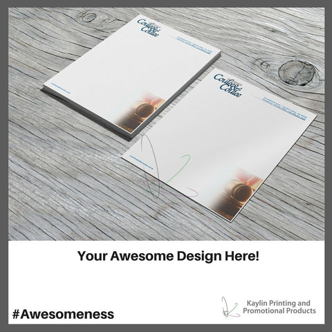 KP-LH-8.5X11-1S Custom letterheads personalized with your custom imprint or logo.