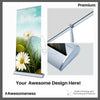 KYN-PRERET-001 PREMIUM Full Color Retractable Banner Stand personalized with your custom imprint or logo